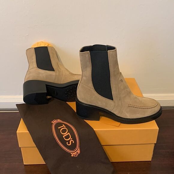 Tod’s tronchetto leather  upper/ leather lining Chelsea boot size EU 35,5, US 5 - Picture 6 of 13